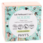 Phyt's visage & yeux lait nettoyant solide 48ml