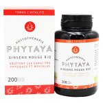 Phytaya vitalité ginseng rouge bio 200 gélules Phytaya vitalité ginseng rouge bio 200 gélules