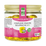 Phyto - actif complexe onagre bourrache 120 capsules Phyto - actif complexe onagre bourrache 120 capsules