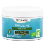Phyto actif spiruline bio 500 comprimés Phyto actif spiruline bio 500 comprimés