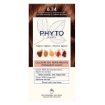 Phyto coloration 6. 34 blond cuivr� kit coloration permanente 110ml