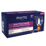 Phyto phytocyane traitement anti - chute femme chute progressive 12 fioles