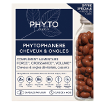 Phyto phytophanère complément alimentaire cheveux ongles 2x120 capsules Phyto phytophanère complément alimentaire cheveux ongles 2x120 capsules