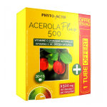 Phytoactif acrola plus 500 2 x 15 comprims + 15 offerts