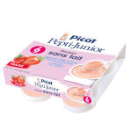 Picot mon 1er dessert sans lait fraise + 6m 4 x 100g