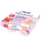 Picot mon 1er dessert sans lait fraise + 6m 4 x 100g