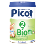 Picot bio lait 2ème Âge 800g Picot bio lait 2ème Âge 800g