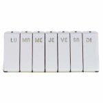Pilbox tempo pillulier hebdomadaire gris