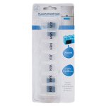 Pilulier magntique hebdomadaire transparent