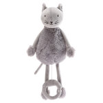Pioupiou et merveilles les doux bidoux peluche bo�te � musique oscar le chat