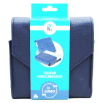 Plic care pilulier hebdomadaire slim cuir bleu