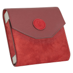 Plic care pilulier hebdomadaire velvet velours et daim bordeaux Plic care pilulier hebdomadaire velvet velours et daim bordeaux
