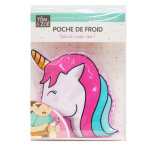Poche de gel enfant licorne rose