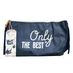 Pochette nomade zip pour poussette bleu