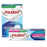 Polident crème fixation forte 40g & nettoyant antibactérien 72 comprimés Polident crème fixation forte 40g & nettoyant antibactérien 72 comprimés