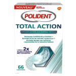 Polident nettoyant total action x66