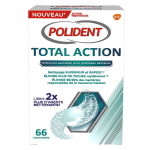 Polident total action nettoyant 66 comprimés Polident total action nettoyant 66 comprimés