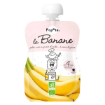 Popote les fruits gourde banane + 4mois bio 120g Popote les fruits gourde banane + 4mois bio 120g