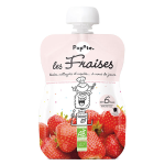 Popote les fruits gourde fraise + 6mois bio 120g Popote les fruits gourde fraise + 6mois bio 120g