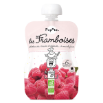 Popote les fruits gourde framboise + 6mois bio 120g Popote les fruits gourde framboise + 6mois bio 120g