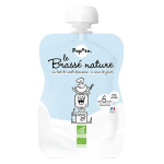 Popote les lactés gourde brassé nature + 6mois bio 100g Popote les lactés gourde brassé nature + 6mois bio 100g