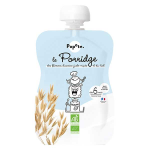 Popote les lactés gourde porridge + 6mois bio 100g Popote les lactés gourde porridge + 6mois bio 100g