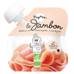 Popote les viandes gourde jambon + 6mois bio 60g Popote les viandes gourde jambon + 6mois bio 60g