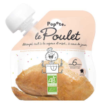 Popote les viandes gourde poulet + 6mois bio 60g Popote les viandes gourde poulet + 6mois bio 60g