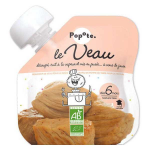 Popote les viandes gourde veau + 6mois bio 60g Popote les viandes gourde veau + 6mois bio 60g