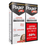 Pouxit extra fort lotion anti - poux et lentes agit en 1 seule application de 15 minutes lot 2x100 ml ...