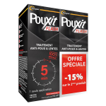 Pouxit flash lotion spray traitement anti - poux et lentes agit en 5 minutes lot 2x150 ml