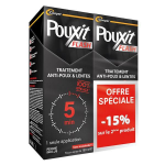 Pouxit flash lotion spray traitement anti - poux et lentes agit en 5 minutes lot 2x150 ml
