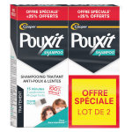 Pouxit shampoo shampooing traitant anti - poux et lentes lot de 2 x 250ml