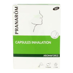 Pranarom aromaforce inhalation bio 15 capsules + inhalateur offert