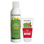 Pranarom aromaforce spray assainissant ravintsara orange douce bio 150ml + gel - hydro alcoolique 50ml ...