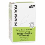 Pranarom perles d'huile essentielle sauge � feuilles de lavande bio 60 unit�s