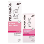 Pranarom pranabb baume pectoral aux huiles essentielles 100% biologiques 40ml + pranabb gel pousses ...