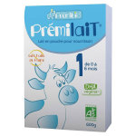Prmibio prmilait lait en poudre pour nourrissons 1er age bio 600g