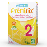Pr�mibio pr�miriz pr�paration de suite 2�me �ge 6 � 12 mois 600g