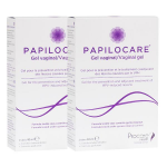 Procare health papilocare gel vaginal 2 x 40ml en lot de 2