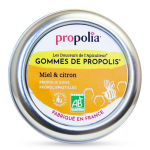 Propolia bio gommes de propolis, miel et citron adoucit la gorge - 45 gr Propolia bio gommes de propolis, miel et citron adoucit la gorge - 45 gr