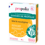 Propolia les douceurs de l'apiculteur gommes de propolis miel & eucalyptus 45 unités Propolia les douceurs de l'apiculteur gommes de propolis miel & eucalyptus 45 unités