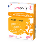 Propolia les douceurs de l'apiculteur gommes de propolis miel & orange 45 unités Propolia les douceurs de l'apiculteur gommes de propolis miel & orange 45 unités
