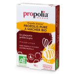 Propolia propolis intense pure à mâcher pré - découpée bio 10g Propolia propolis intense pure à mâcher pré - découpée bio 10g