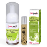 Propolia soins purifiants visage mousse nettoyante 100ml + roll - on s. o. s imperfections 15ml