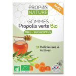 Propos' nature apithrapie gomme de propolis miel eucalyptus bio 45g