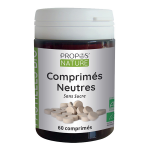 Propos'nature - comprims neutres bio - support aromathrapie - 60 comprims