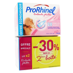 Prorhinel embouts jetables souples lot de 2 x 20 unités Prorhinel embouts jetables souples lot de 2 x 20 unités