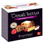 Protifast en - cas hyperprot�in� crousti' barre assortiment 7 unit�s