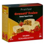 Protifast en - cas hyperprot�in� crousti' yaourt fraise 5 barres